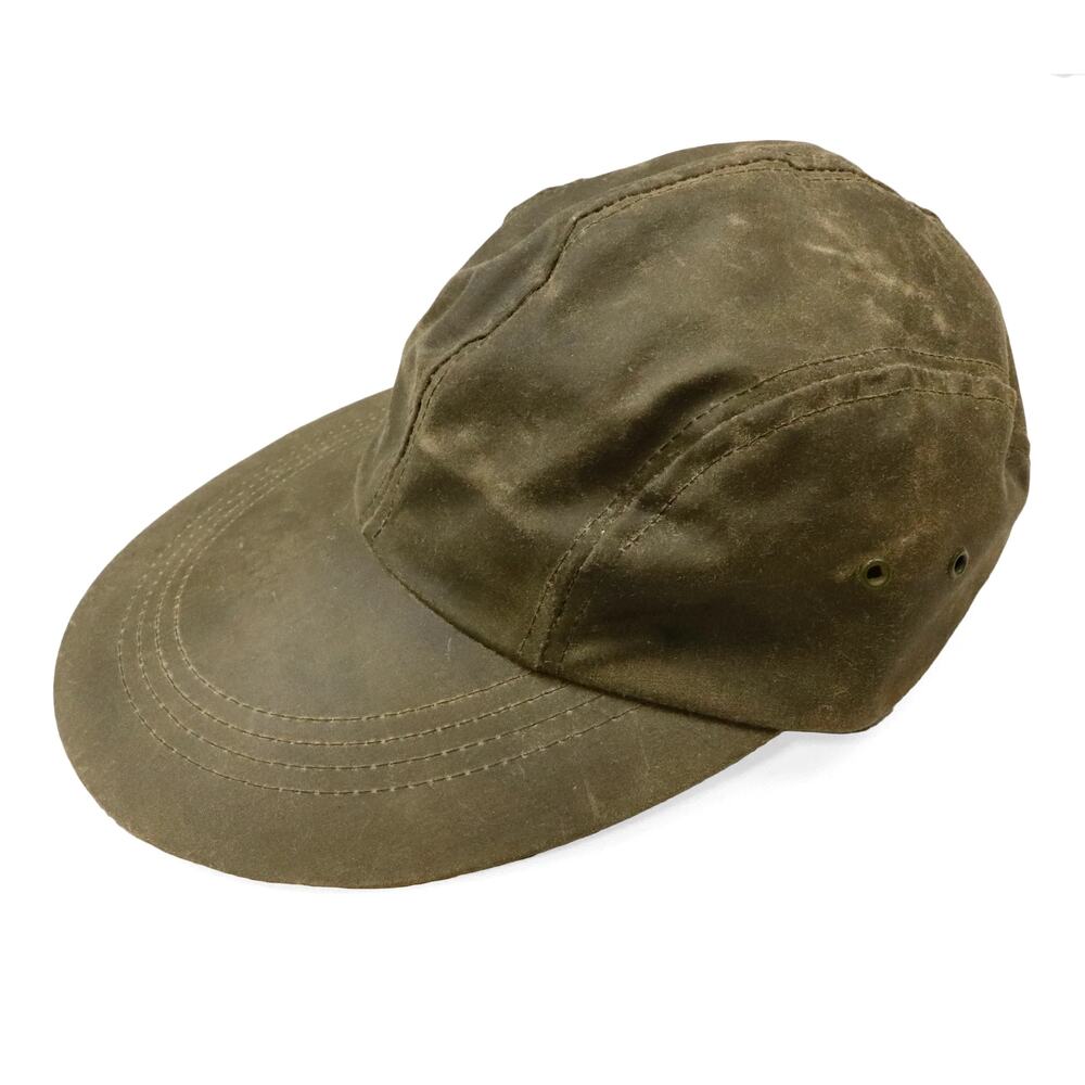 Vintage Filson Green Canvas Long bill Hat Size M